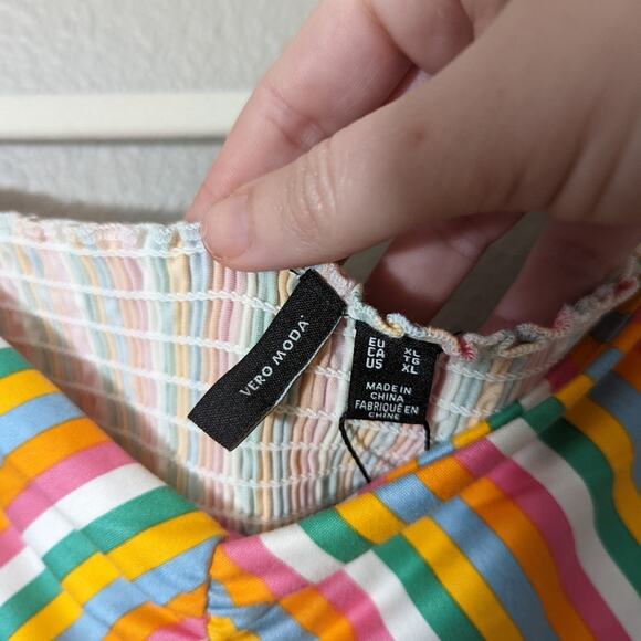 Vero Moda Mary Crop Top Stripes - Picture 2 of 3
